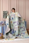 Preview: Tilda Patchwork Stoff Baumwolle - Sanctuary - Daisydream Pitch Blue